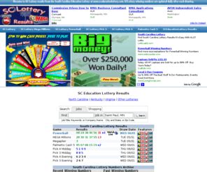 sceducationlottery.com|sc education lottery results.
